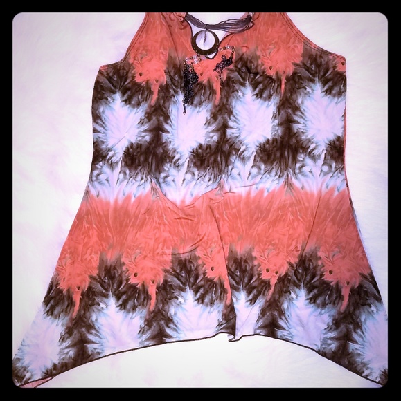 Multi-color halter top - Picture 5 of 9